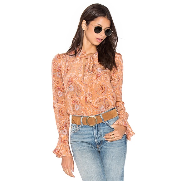Majorelle Tops - New [Majorelle] X Revolve Canyon paisley shirt